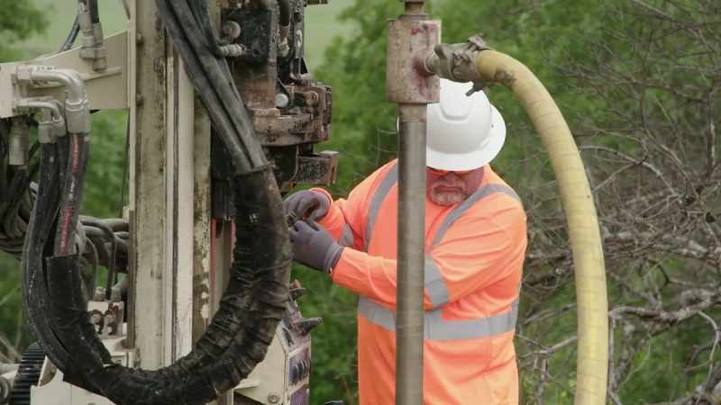 Geologist Curt Champlin and the team will then