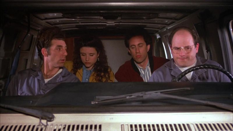 GEORGE: Who's-- Who's got the receipt?