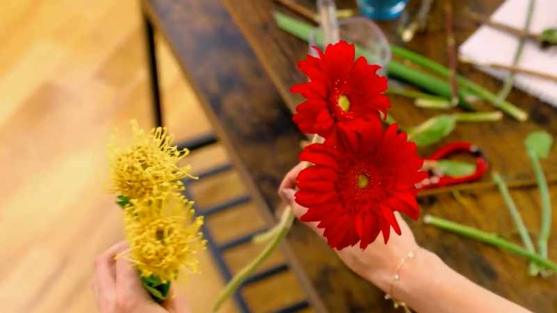 Gerbera could add nice texture