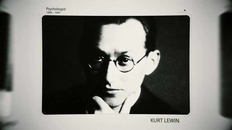 German refugee and Gestalt psychologist Kurt Lewin