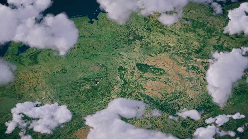 Germany's heart is a dense web of cities