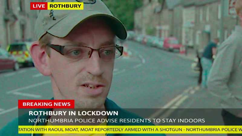 Get back inside, please