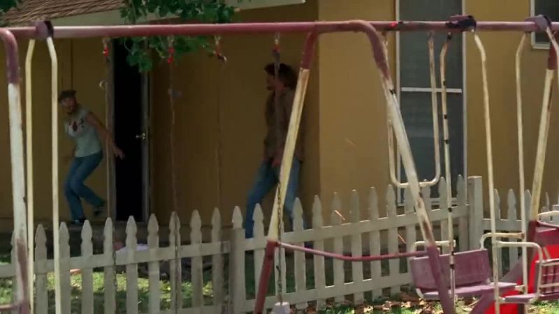 Get back inside!