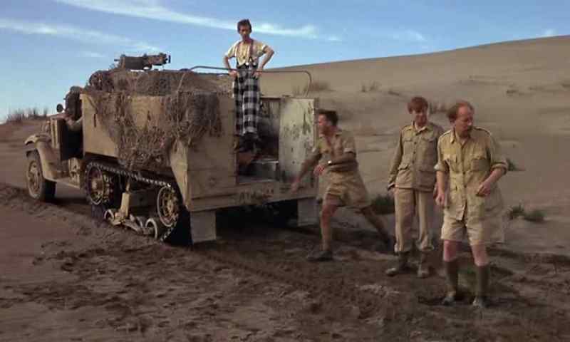 Get your cable out, Gripweed. Get this half-track back