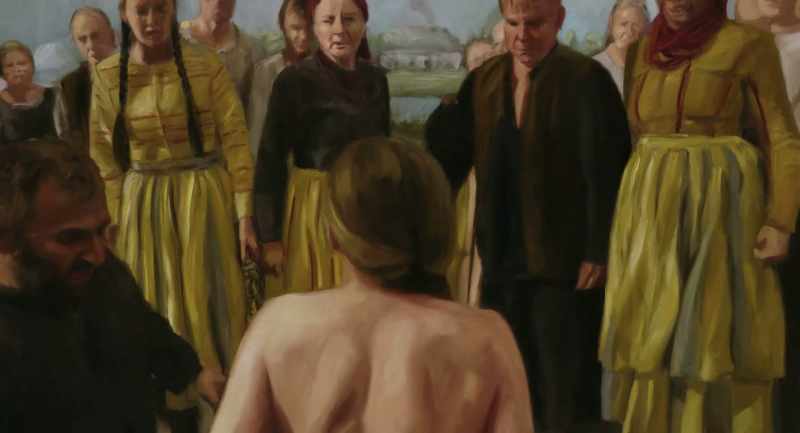 Get her down! - Bitch!