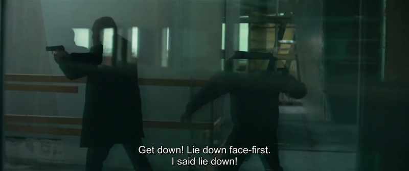 Get down! Lie down face-first. I said lie down!