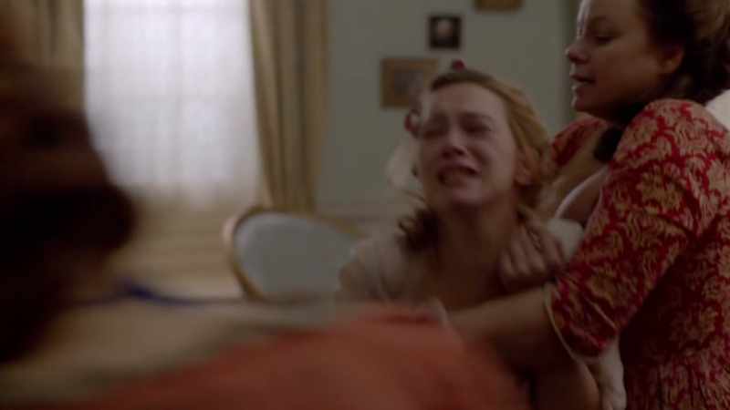 Get your hands off me! I've not done anything. Let me go!