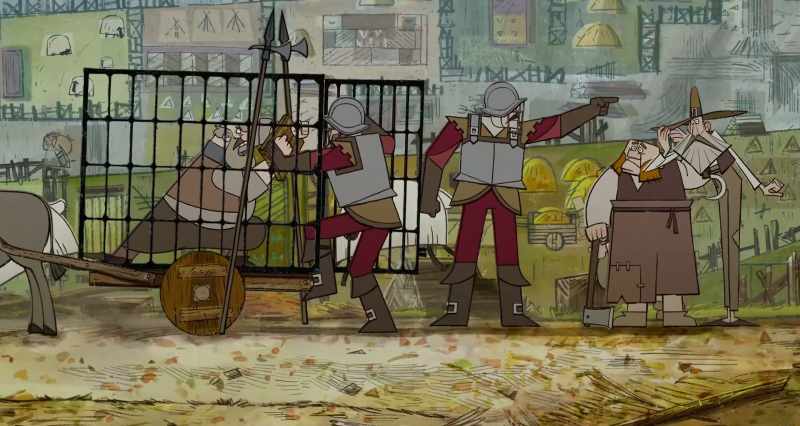 Get her and bring her back to the castle. Lord Protector's orders