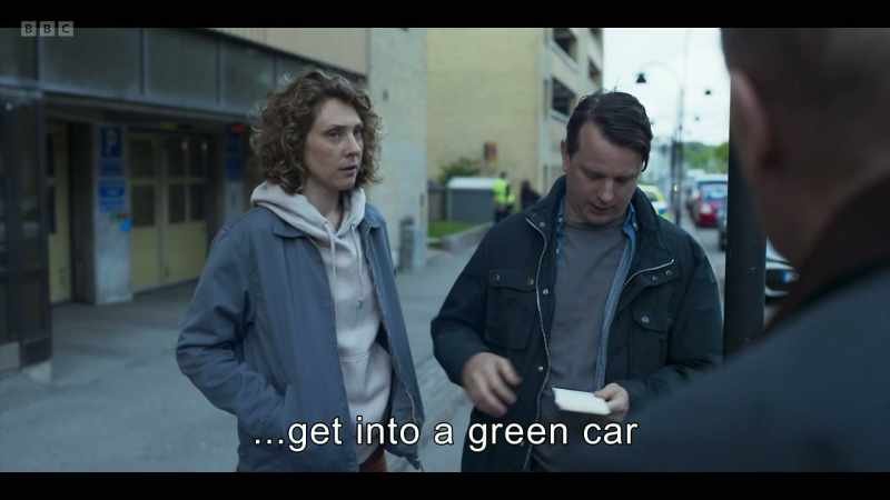 get into a green car