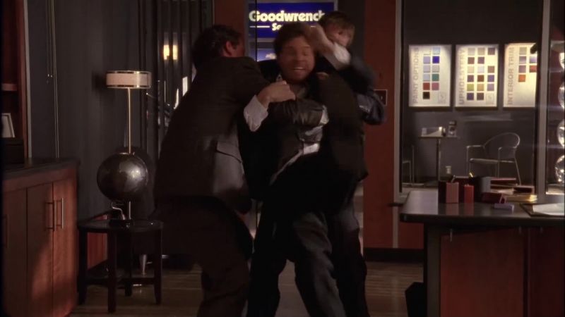 Get off him