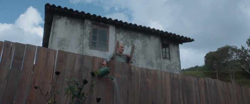 Get off my property! - I need to water my roses