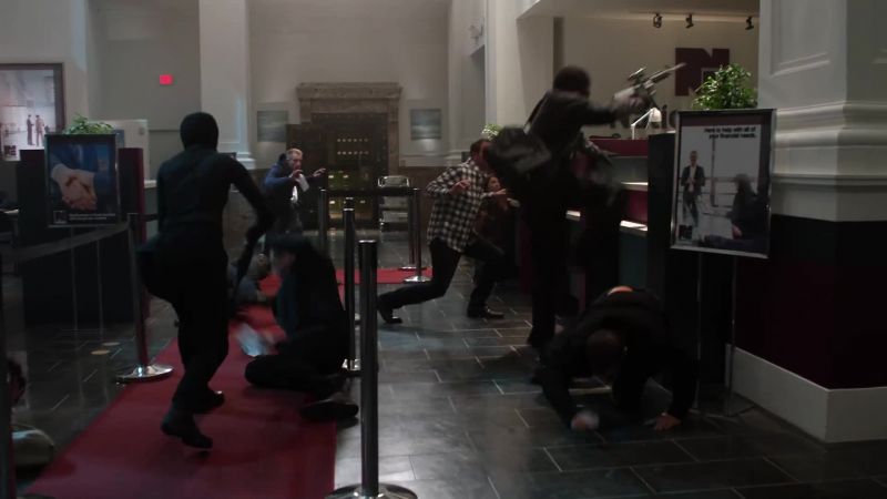 Get on the ground! Get on the ground! Don't look at me!