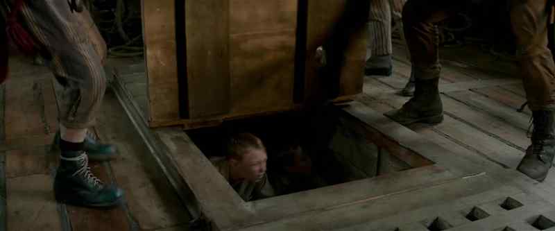 Get out here! You little rat!
