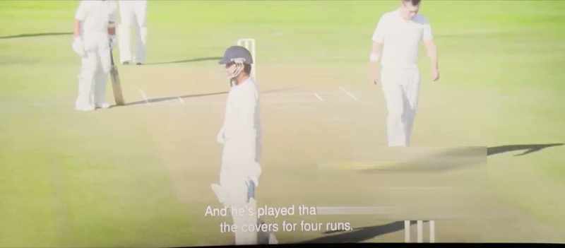 Get him out. -Nihar Kochar with the ball