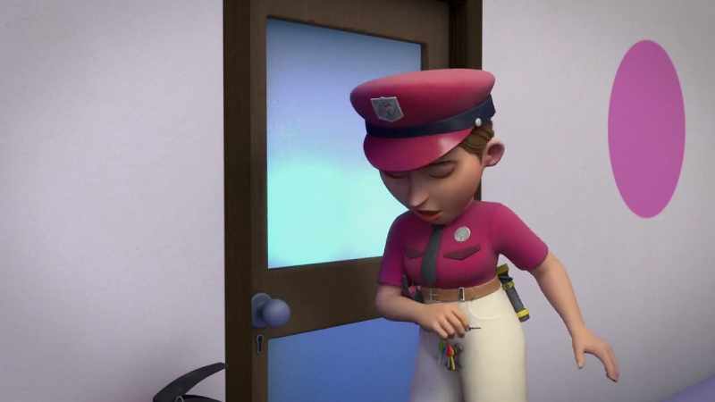 Get out now! -[door rattling]