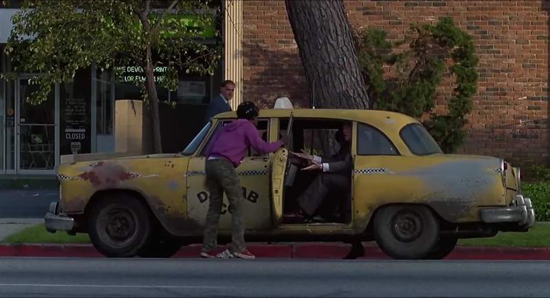 Get out of my cab I'm rich Grumbling
