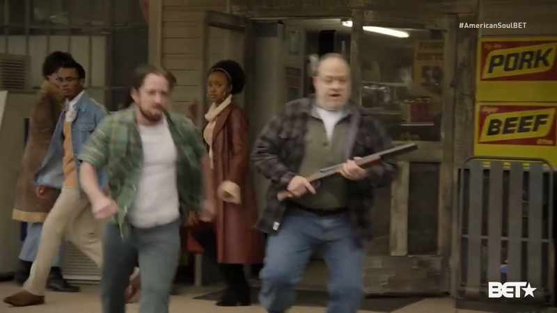 Get out of here! - (indistinct shouting)