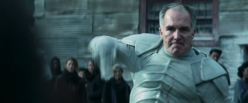Get out of my way No you don't want to shoot herHow about I shoot both of youLook Commander you're new hereTrust me I'm trying to help youI'm HaymitchYou recognize her Katniss EverdeenDarling of The