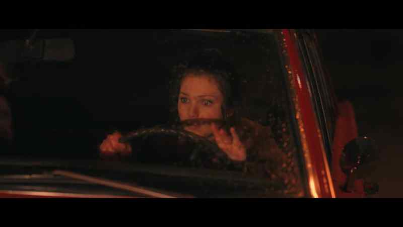 Get outta the car! - [panting]