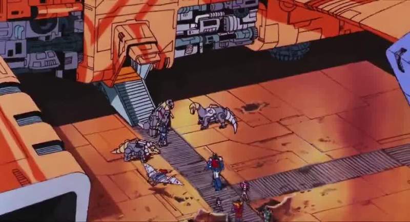 Get the Dinobots in the shuttle