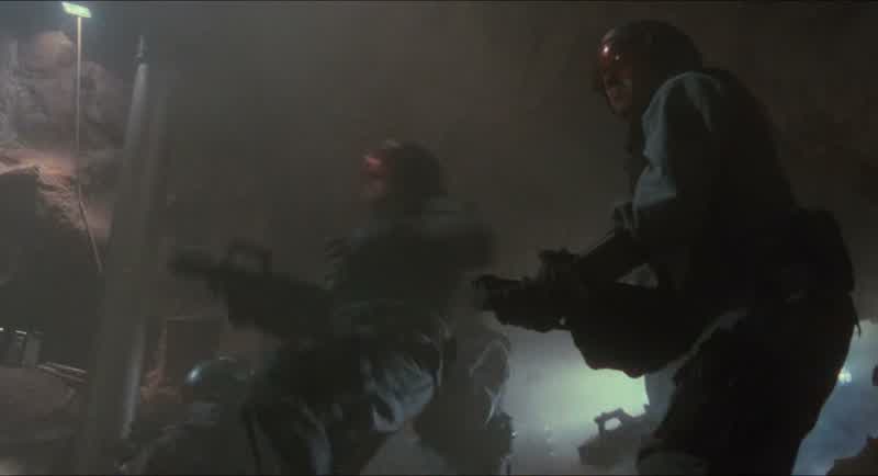 Get to the air lock!