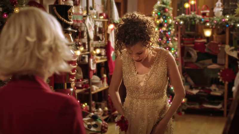 Getting dressed up, dancing in the snow