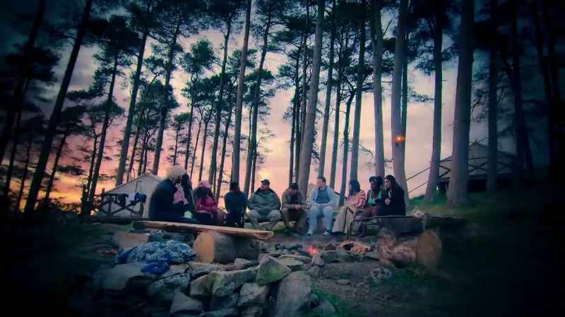 Getting sent to Last Chance Lake, being at that fire with everyone