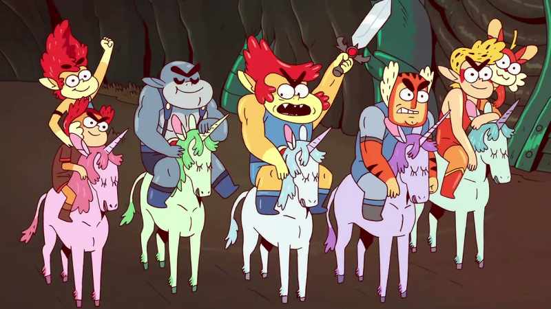 Giddy up, horsies. I mean, unicorns