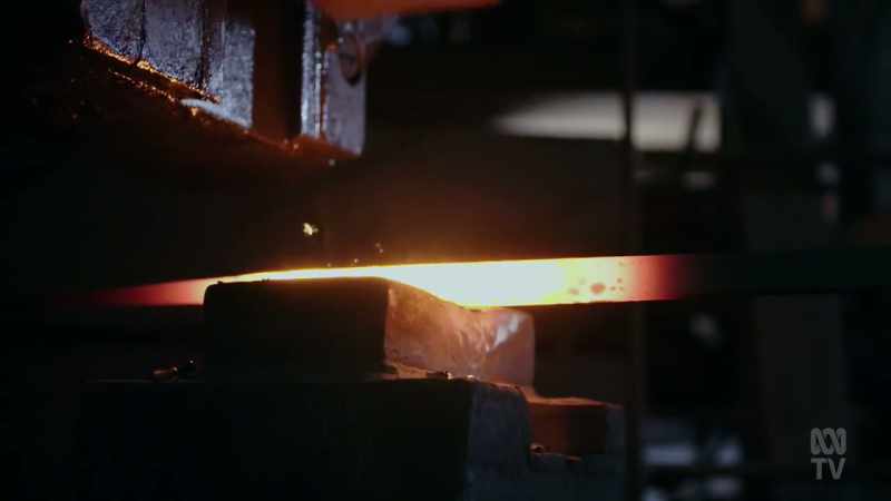 Gilbert battled on making hoists in Melbourne
