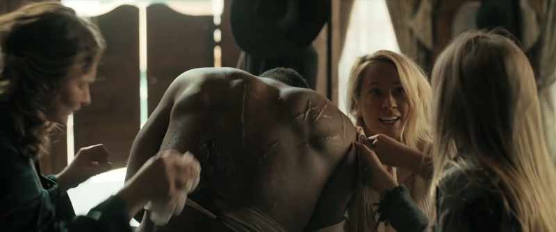 Ginny, get a knife. - [ Groans ]