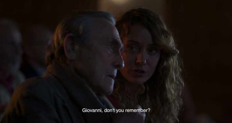 Giovanni, don't you remember? She died in a terrible car crash