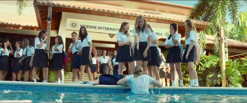 [girl] Did you have a nice swim there? -(laughing]
