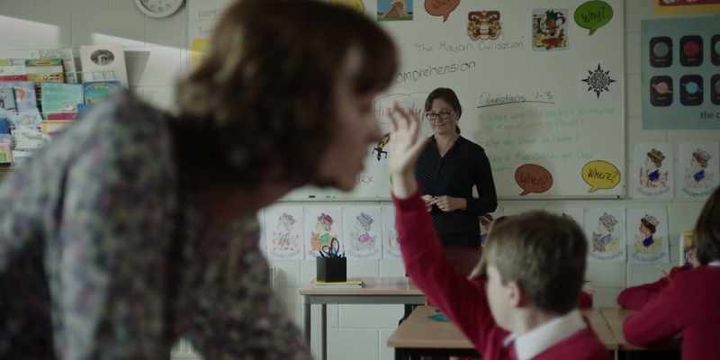 GIRL: Miss! - SCHOOL BELL RINGS