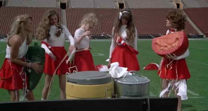Girls, you know that halftime salute