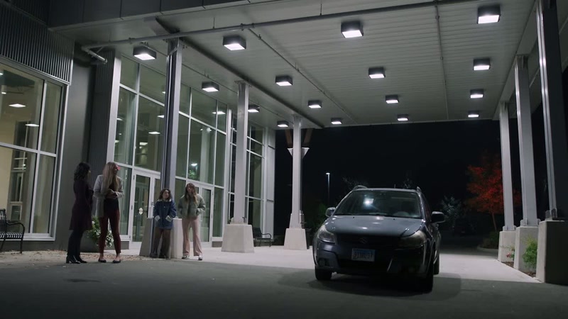 Girls, uh, get in the car, please?
