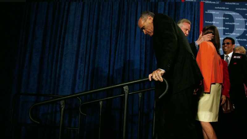 Giuliani was the frontrunner for the Republican nomination