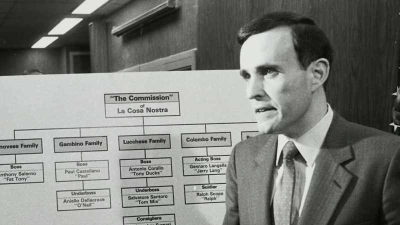 [Giuliani] When I came into office, my first big mob case
