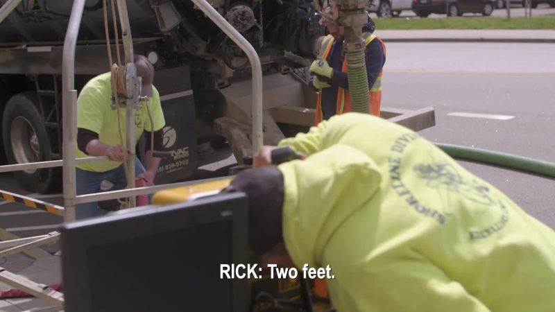 Give about two feet