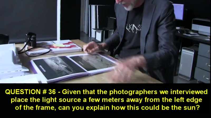 Given that the photographers interviewed placed the light source