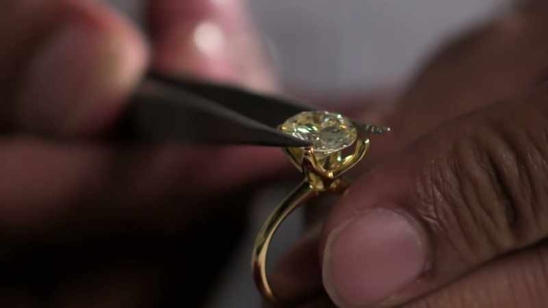 Given the volume of diamonds involved