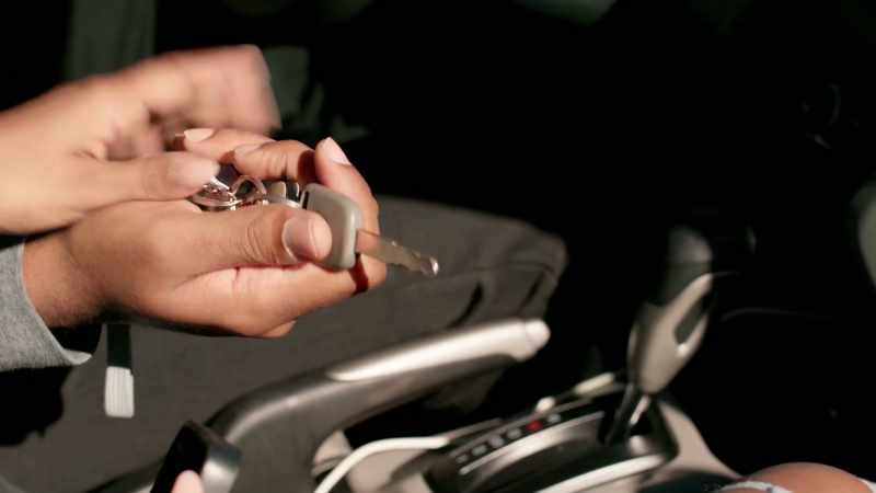 Giving you the keys so you can drive home