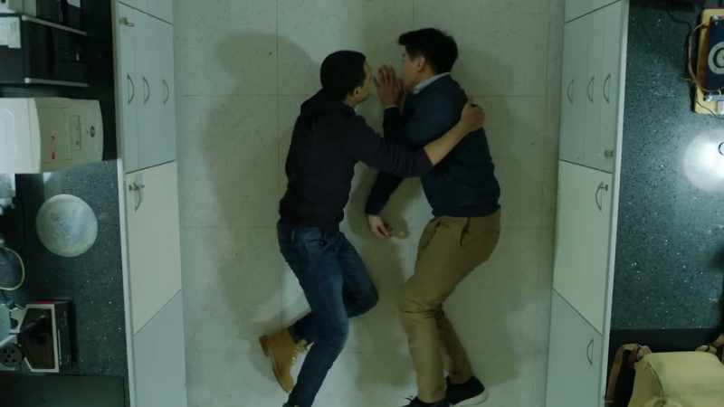 [ Glass breaking ]