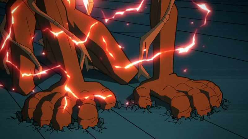 (GLASS CRACKS) - (WATER GURGLING)