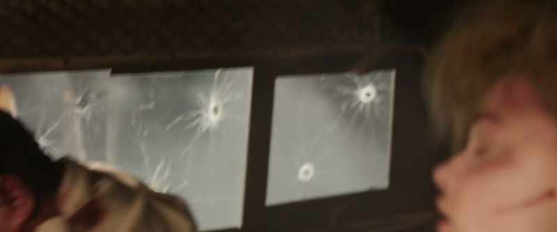 [GLASS CRASHES, METAL CLANGS] - [ALL GRUNT, GROAN]