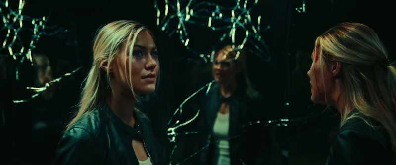 (glass shattering)