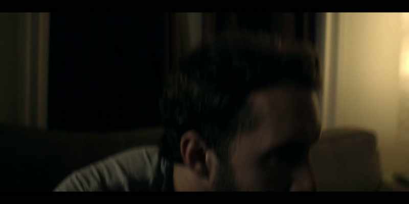 [glass shattering]