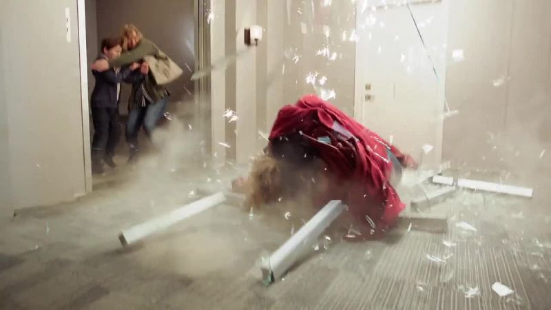 (GLASS SHATTERS)