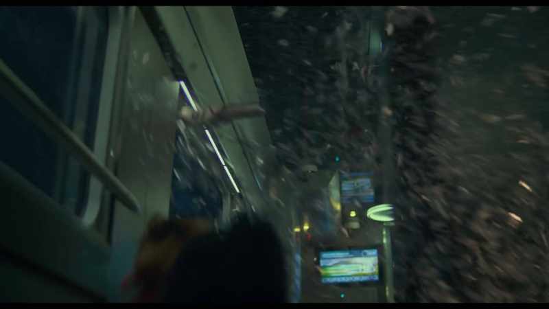 [glass shatters]
