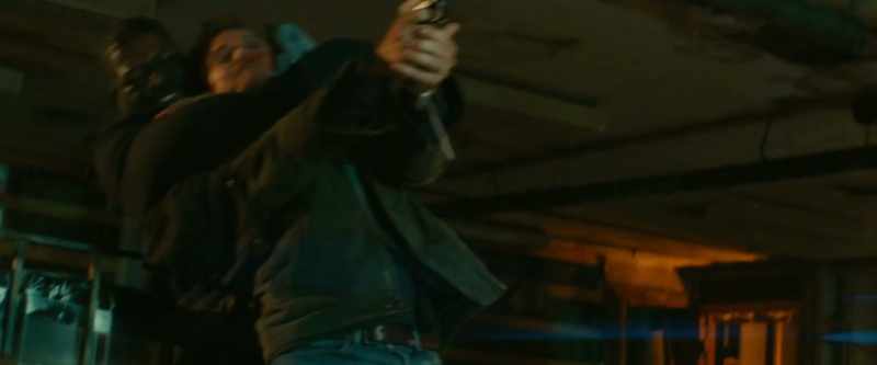 [glass shatters]