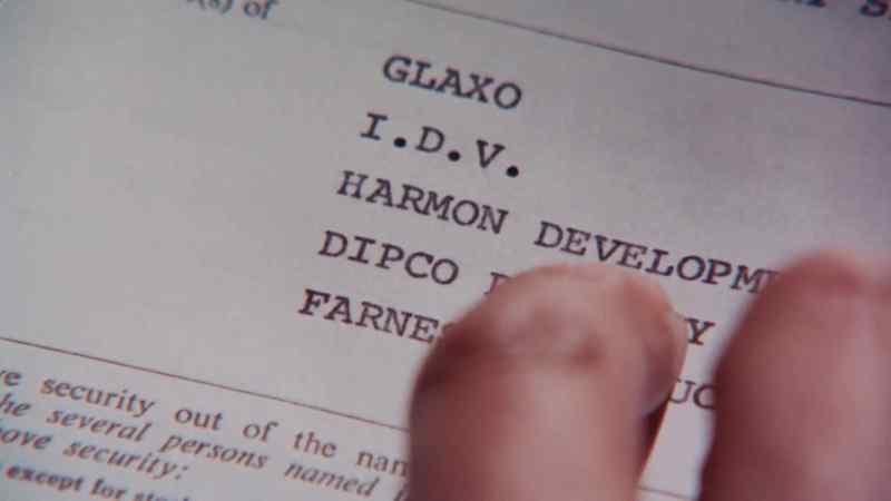 Glaxo, idv, harm on developments